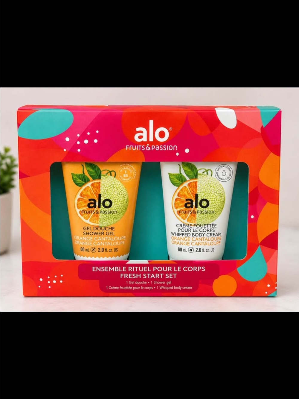 ALO Fruits & Passion Fresh Start Set – Orange Cantaloupe – Brand New